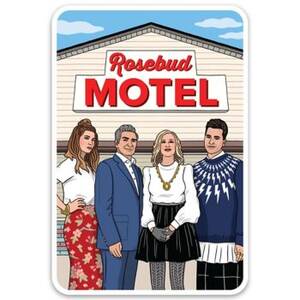 Rosebud Motel Vinyl Sticker