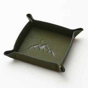 Green Leatherette Catchall