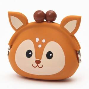Reindeer Silicone Coin Pouch