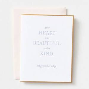 Beautiful Heart Mother's Day Card
