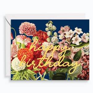 Supersized Floral Birthday Card