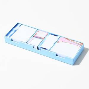 Blue Marble Boxed Sticky Note Set