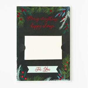 Merry Everything Gift Card Holiday Card