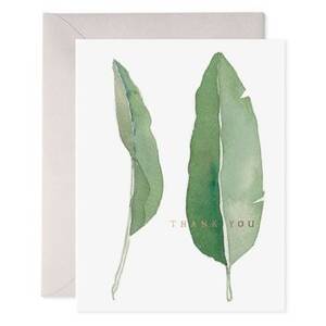 Thank You Leaves Thank You Card
