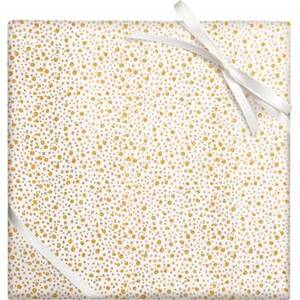 Gold Foil & Glitter Dots Wrapping Paper