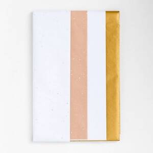 White And Gold Tissue Paper Set