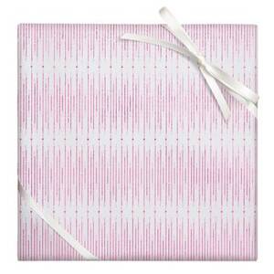 Pink Glitter Lines Wrapping Paper