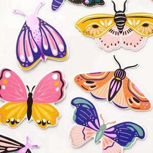 Butterfly & Moth Stickers