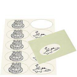 Eco-White Oval Printable Labels