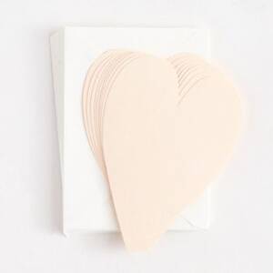 Luxe Blush Heart Cards