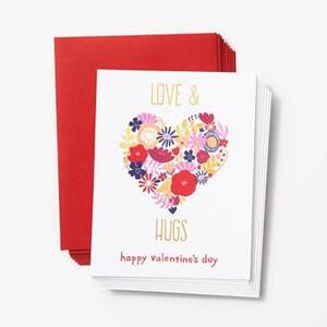 Love & Hugs Valentine Card Set