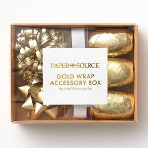 Gold Gift Wrap Accessory Box