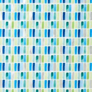 Blue & Green Tile Stone Wrapping Paper