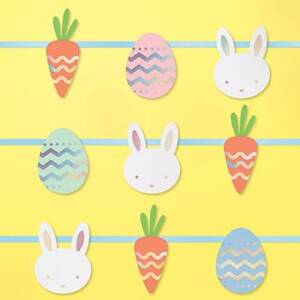 Bunny & Holographic Egg Garland Kit