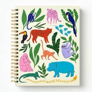 Jungle Animals Spiral Notebook