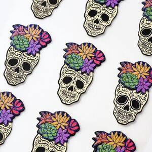 Sugar Skull Halloween Stickers