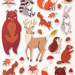 Cute Critter Fall Stickers