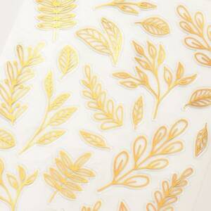 Gold Leaves Stickers