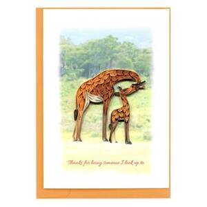 Quilling Giraffe Mother's Day Card