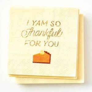 I Yam So Thankful Thanksgiving Napkins
