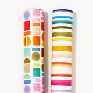 Rainbow Palette Stone Wrapping Paper Duo