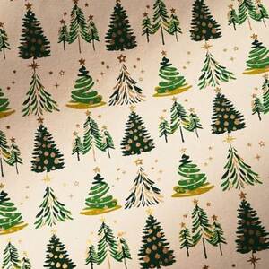 Green Christmas Tree Handmade Paper