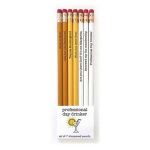 Professional Day Drinker Pencil Set
