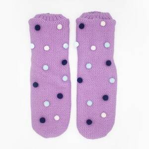 Lilac Pom Socks