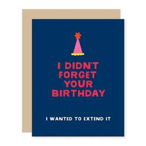 Extend Your Birthday Card