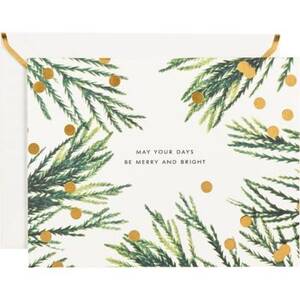 Pine Branches Holiday Card Set