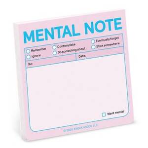 Mental Note Knock Knock Sticky Notes