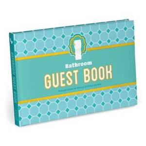 Knock Knock Bathroom Guestbook