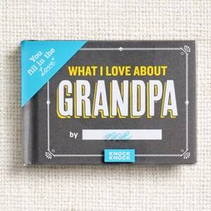 What I Love About Grandpa Book