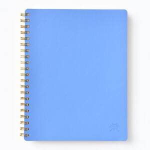 Periwinkle Paper Wasp Spiral Journal