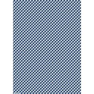 Navy Gingham Wrapping Paper