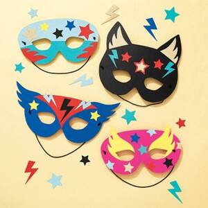 Superhero Paper Mask Kit