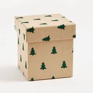 Green Glitter Tree Medium Box