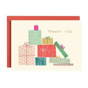 Colorful Presents Thank You Card Set