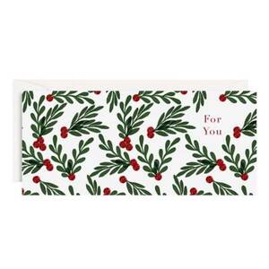 Glitter Holly Berry Holiday Card Set