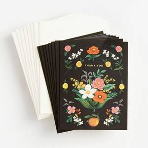Orangerie Florals Thank You Card Set