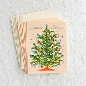 Glitzy Tree Holiday Card Set