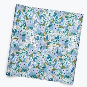 Garden Party Blue Wrapping Paper