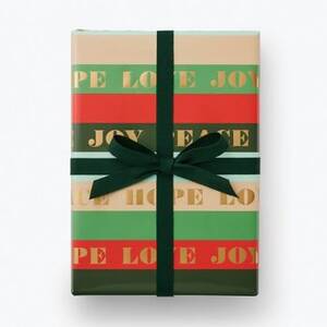 Peace & Joy Wrapping Paper