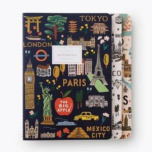 Bon Voyage Stitched Notebooks