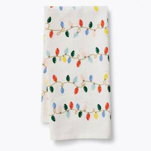 Rifle Paper Co. Holiday Lights Tea Towel