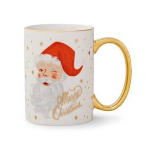Rifle Paper Co. Winking Santa Claus Porcelain Mug