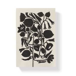 Black Floral Chunky Notepad