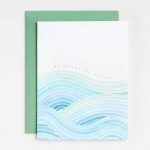 Ocean Thank You Card