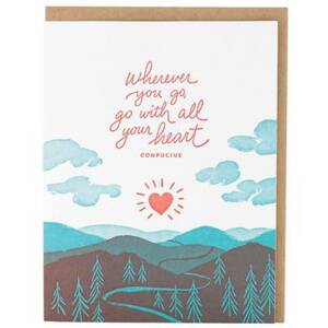 All Your Heart Encouragement Card