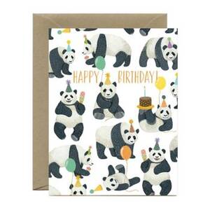 Panda Galore Birthday Card